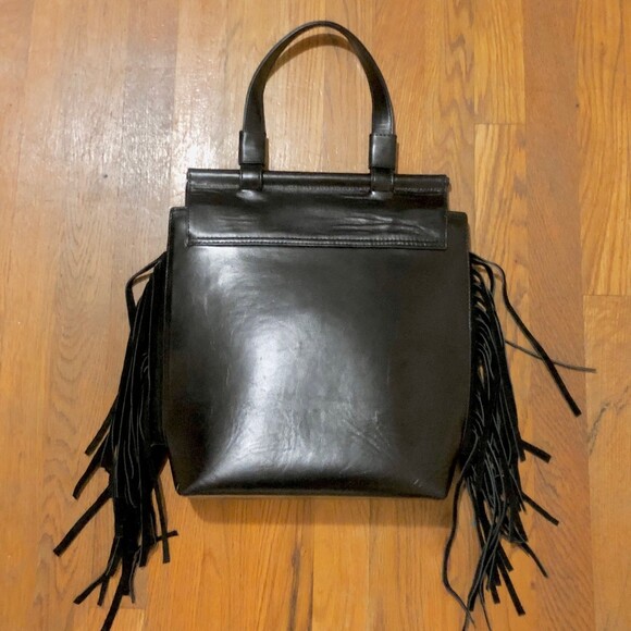 Black Gepherrini Handbag Designer bag with Fringes - Picture 11 of 12